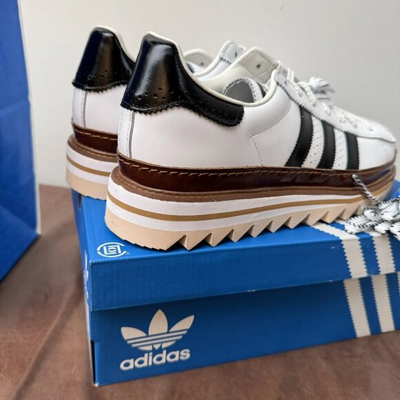 adidas Superstar CLOT By Edison Chen White Crystal Sand 🌻 - Picture 3 of 7